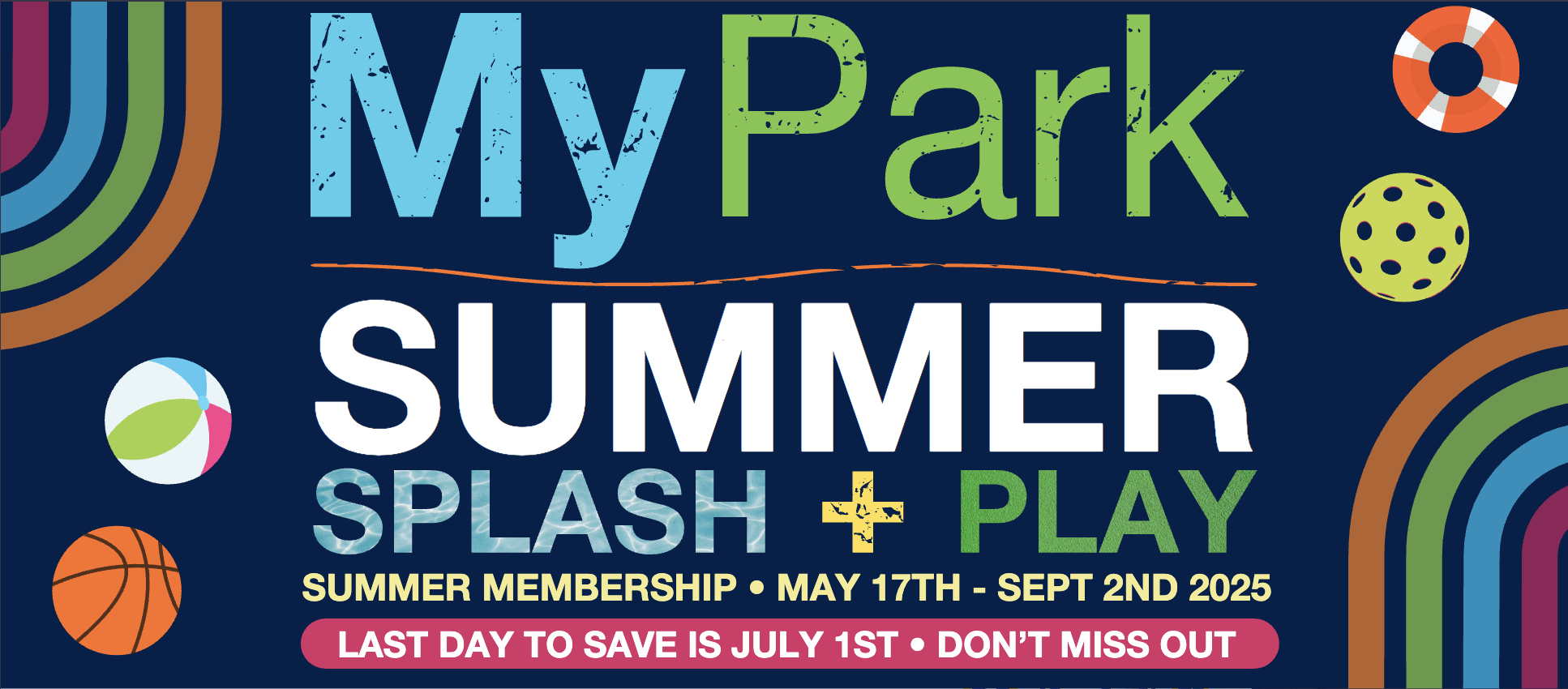 SUMMER SPLASH + PLAY 2025 Mylan Park's Summer Splash and Play Membership is back!